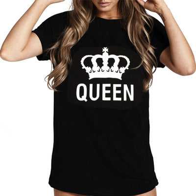 KING KING crown crew neck T-shirt - Amazhona 