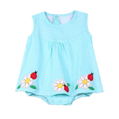 Karatva Girls Dress Summer Summer Summer Baby Princess Dress Skirt Skirt Conjoined 0-1 Years Old Female Baby Summer - Amazhona 