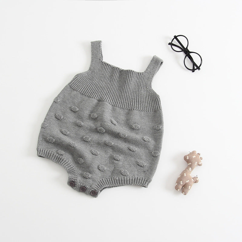 Knitted Romper Baby Sweater Romper - Amazhona 