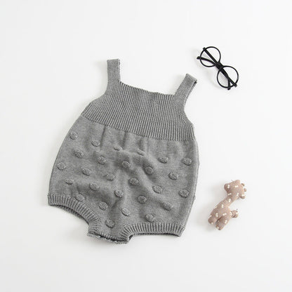 Knitted Romper Baby Sweater Romper - Amazhona 