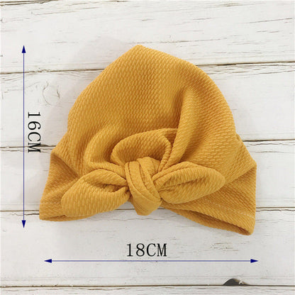 Knot Bow Baby Headbands Toddler Headwraps 6m-18m Baby Turban - Amazhona 