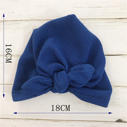 Knot Bow Baby Headbands Toddler Headwraps 6m-18m Baby Turban - Amazhona 