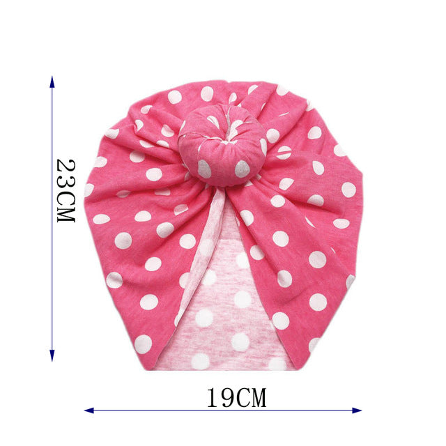 Knot Bow Baby Headbands Toddler Headwraps 6m-18m Baby Turban - Amazhona 