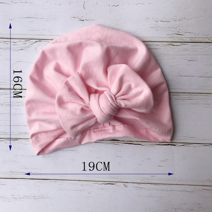 Knot Bow Baby Headbands Toddler Headwraps 6m-18m Baby Turban - Amazhona 