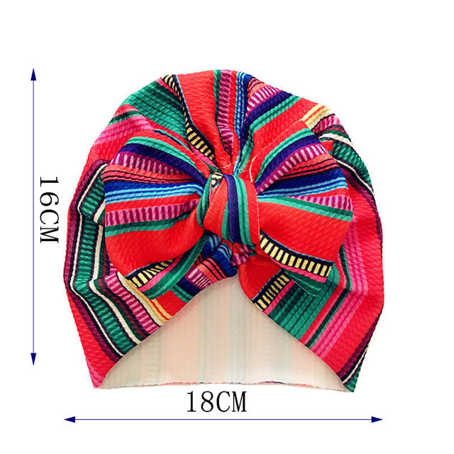 Knot Bow Baby Headbands Toddler Headwraps 6m-18m Baby Turban - Amazhona 