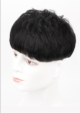 Korean Style Handsome Real Hair Fashion Hot Fluffy Natural Wig - Amazhona 