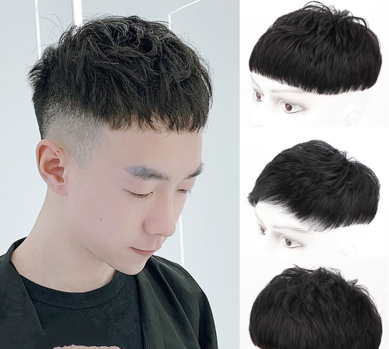 Korean Style Handsome Real Hair Fashion Hot Fluffy Natural Wig - Amazhona 