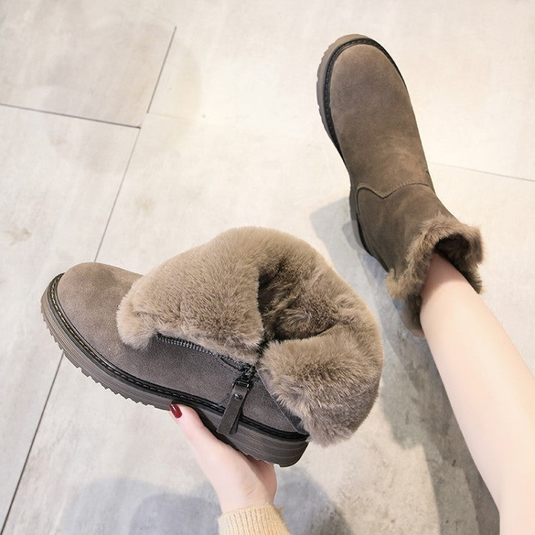 Korean style thick-soled short Martin boots - Amazhona 