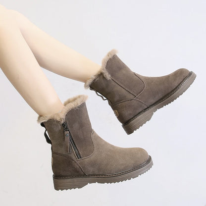 Korean style thick-soled short Martin boots - Amazhona 