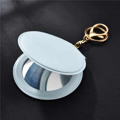 Ladies Makeup Mirrors Carry Small Round Mirrors With You - Amazhona 