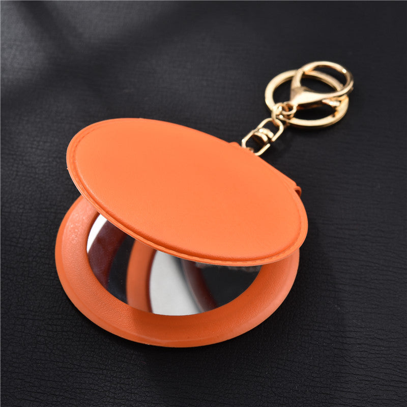 Ladies Makeup Mirrors Carry Small Round Mirrors With You - Amazhona 