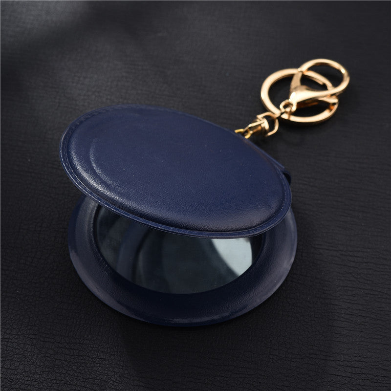 Ladies Makeup Mirrors Carry Small Round Mirrors With You - Amazhona 