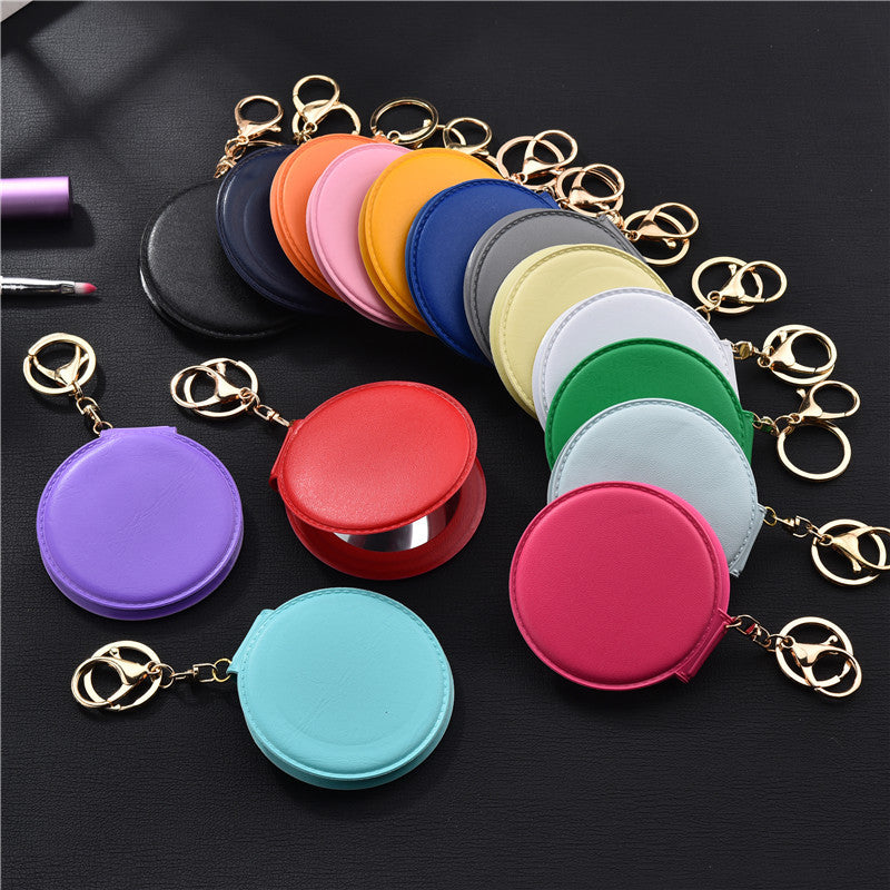 Ladies Makeup Mirrors Carry Small Round Mirrors With You - Amazhona 