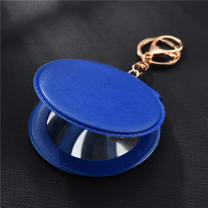 Ladies Makeup Mirrors Carry Small Round Mirrors With You - Amazhona 