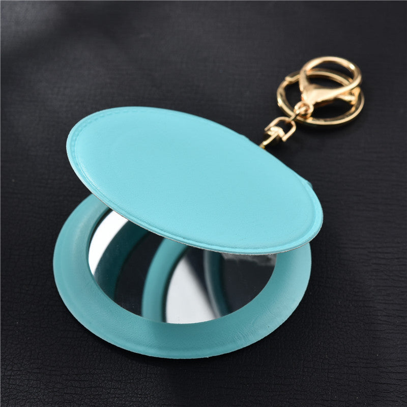 Ladies Makeup Mirrors Carry Small Round Mirrors With You - Amazhona 