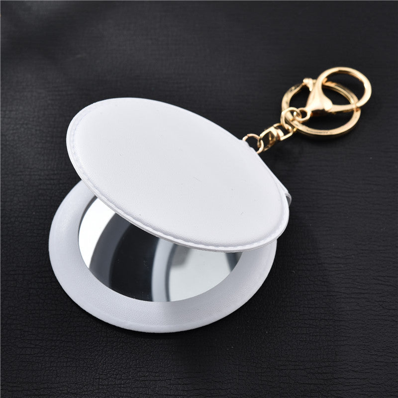 Ladies Makeup Mirrors Carry Small Round Mirrors With You - Amazhona 