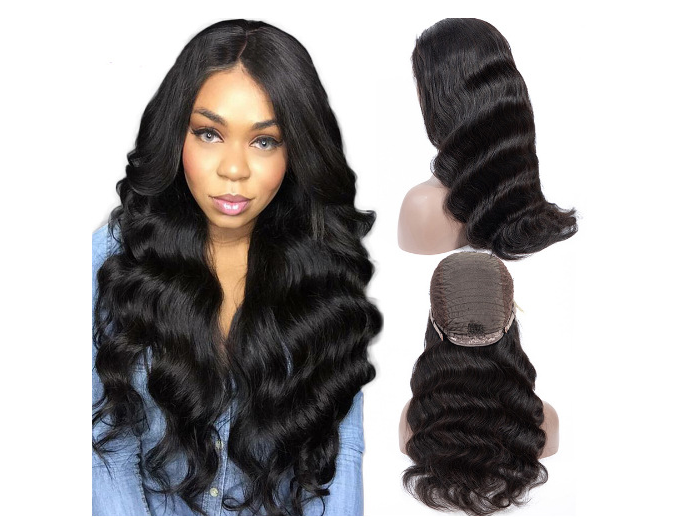 Ladies wavy long curly hair wig - Amazhona 