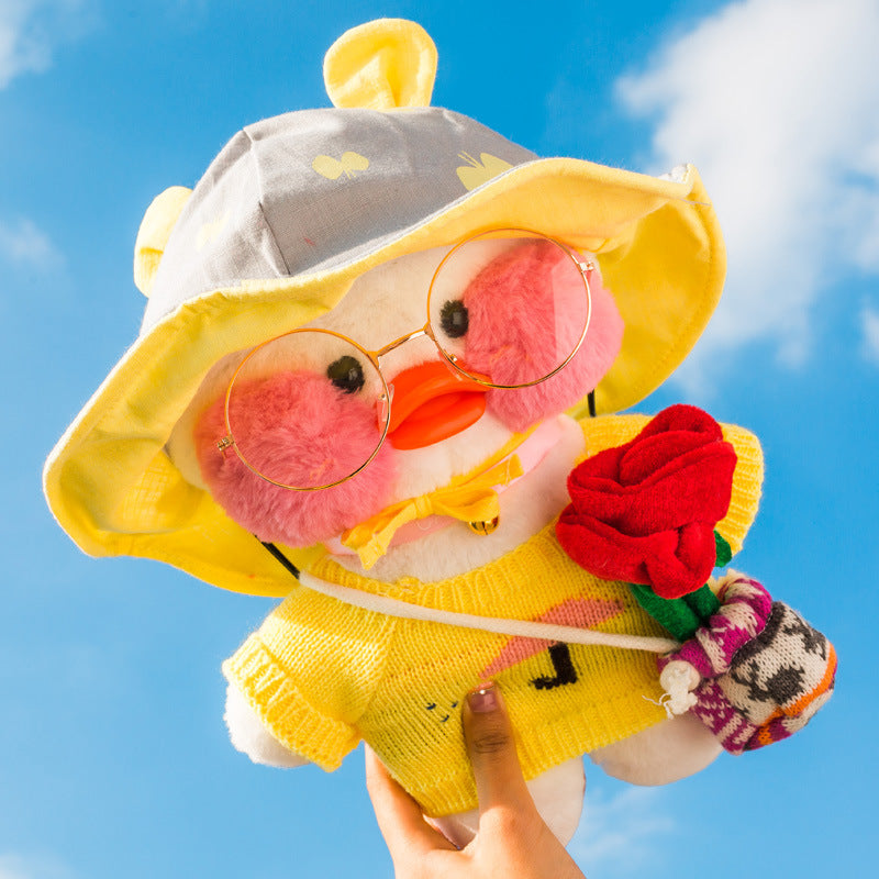 Lalafanfan Cafe Mimi Ins Hyaluronic Acid Duck Doll Plush Toy - Amazhona 