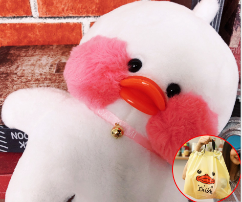 Lalafanfan Cafe Mimi Ins Hyaluronic Acid Duck Doll Plush Toy - Amazhona 