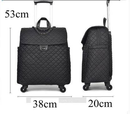 Large Capacity Waterproof Travel Bag Universal Wheel Luggage - Amazhona 