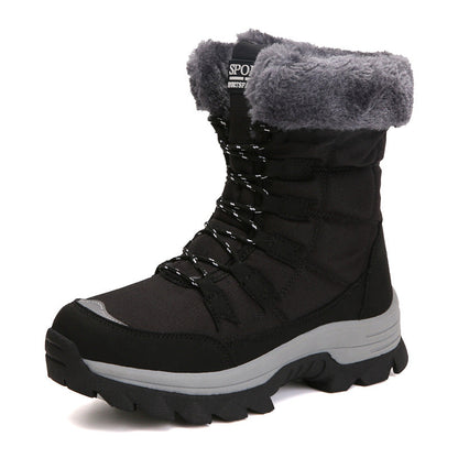 Large Size Cotton Shoes High-top Snow Boots Women's Shoes - Amazhona 