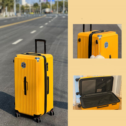 Large-capacity Trolley Case Shock-absorbing Brake Universal Wheel Password Suitcase - Amazhona 