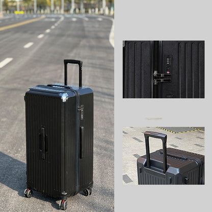 Large-capacity Trolley Case Shock-absorbing Brake Universal Wheel Password Suitcase - Amazhona 