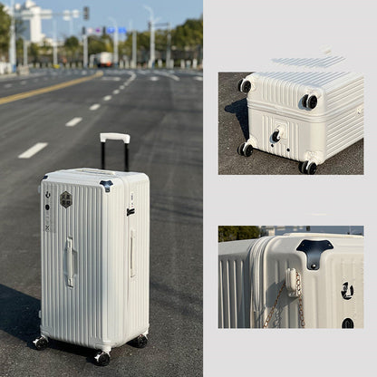 Large-capacity Trolley Case Shock-absorbing Brake Universal Wheel Password Suitcase - Amazhona 