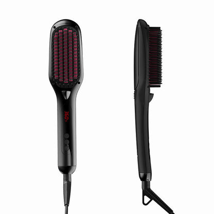 Lcd Liquid Crystal Display Hair Straightening Comb - Amazhona 