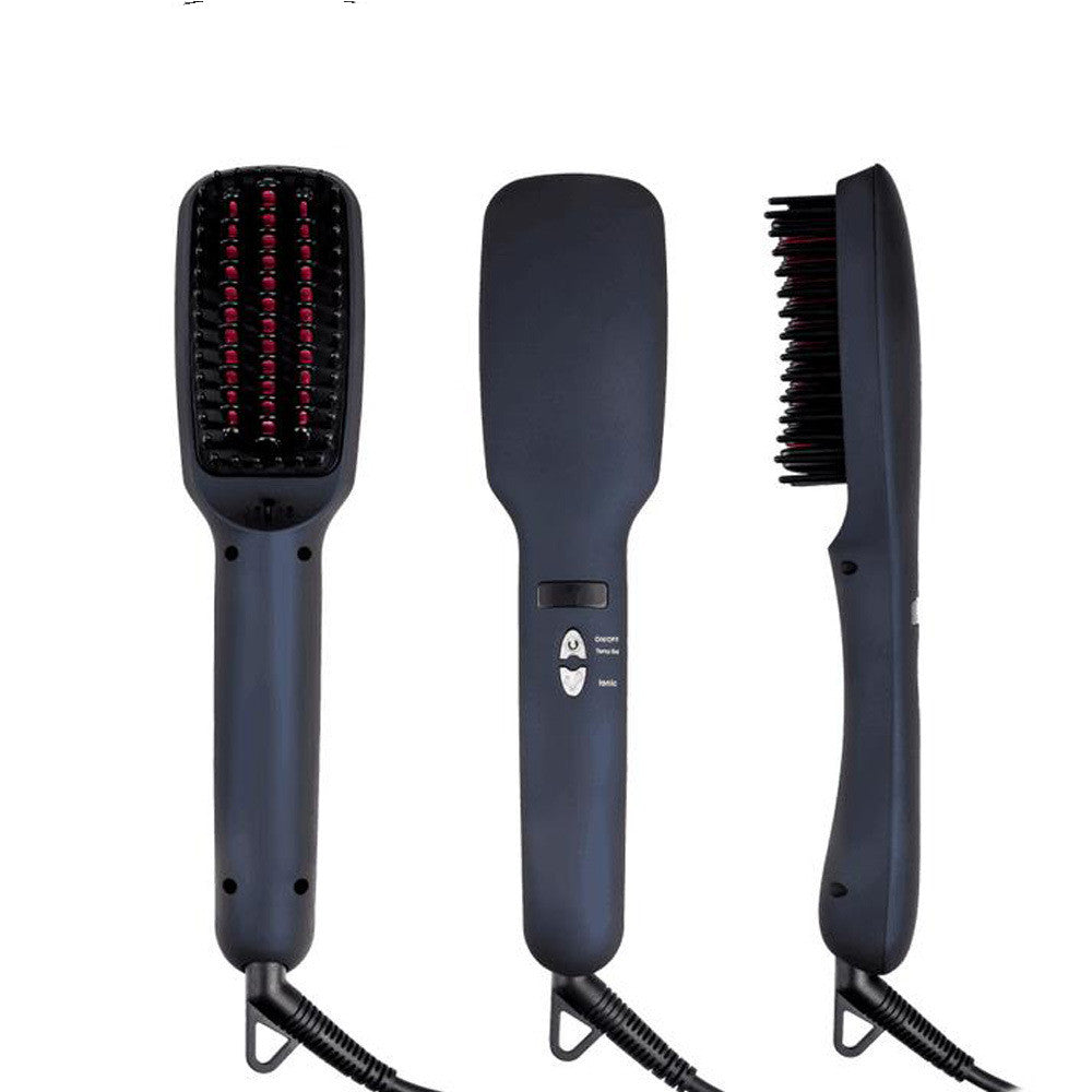 Lcd Liquid Crystal Display Hair Straightening Comb - Amazhona 