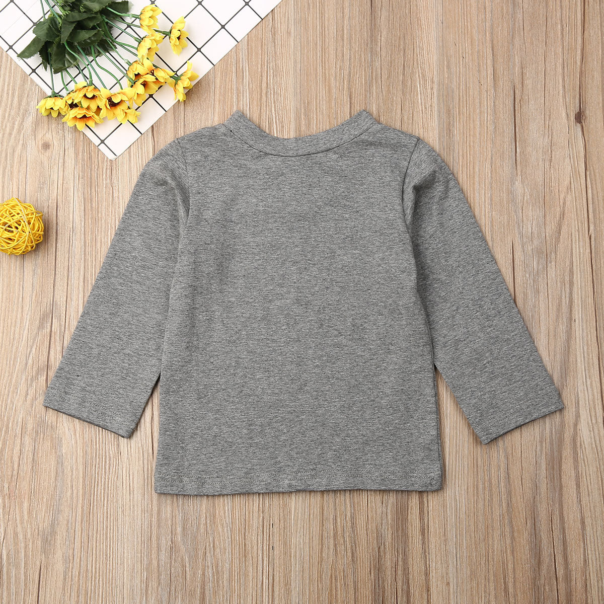 Letter Long-sleeved T-shirt Male Baby Jumpsuit - Amazhona 