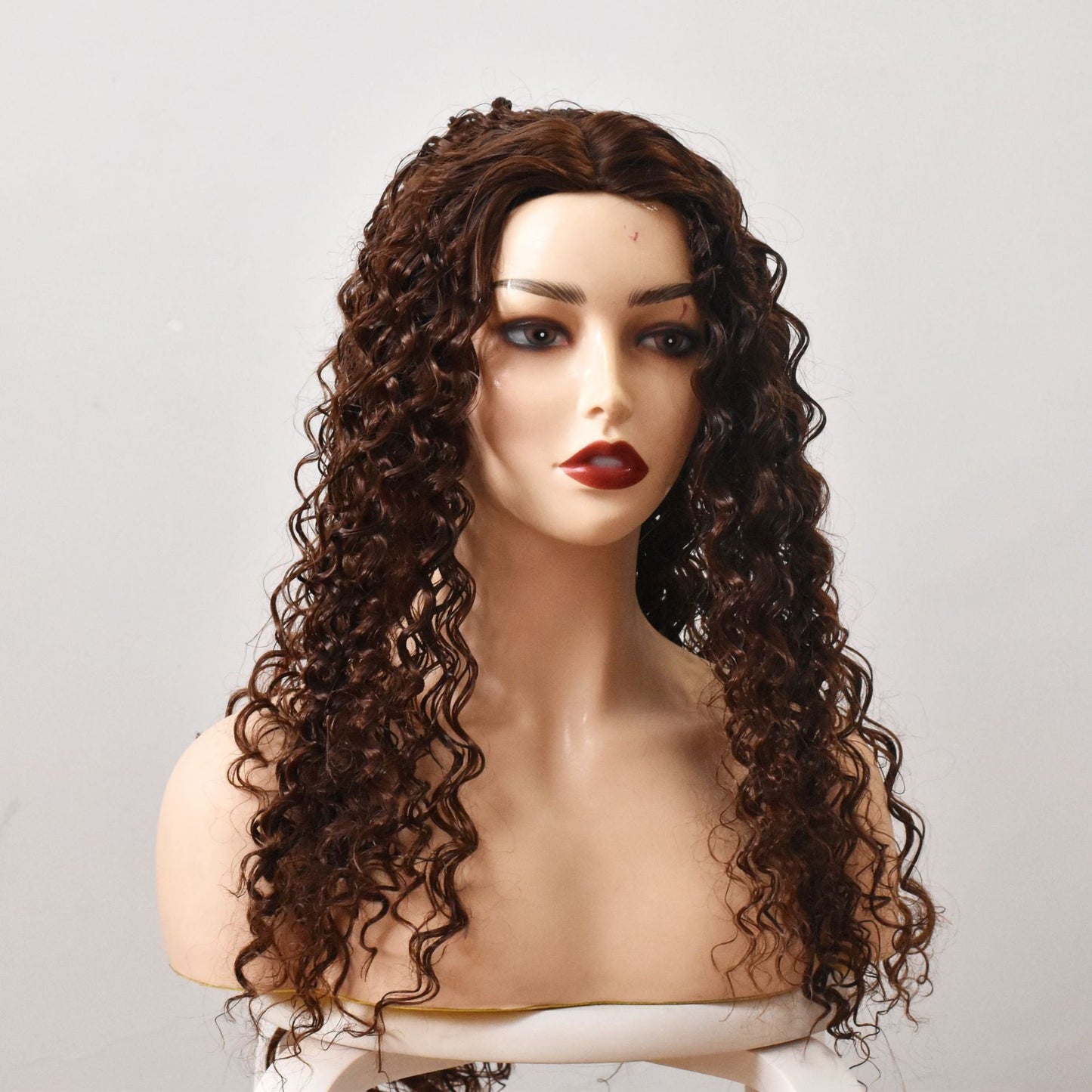 Long Rolled Chemical Fiber High Temperature Silk Wig - Amazhona 