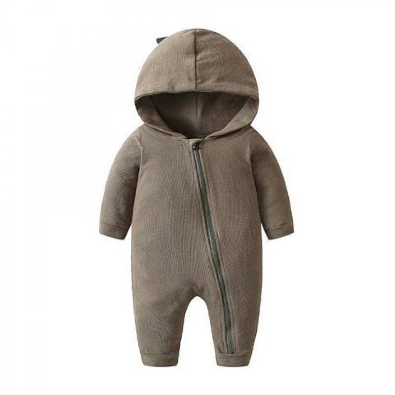 Long Sleeve Hooded Zipper Sweater For Newborn - Amazhona 