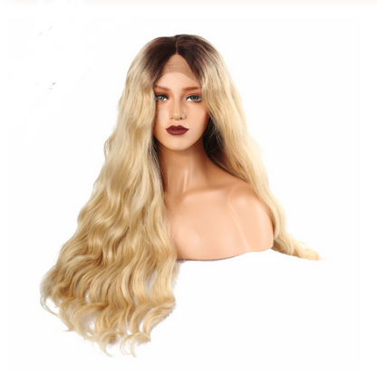 Long curly hair wig set - Amazhona 