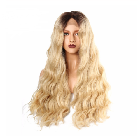 Long curly hair wig set - Amazhona 