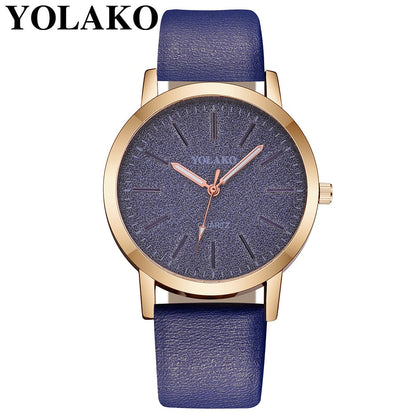 Luxury Brand Leather Quartz Women's Watch Ladies Fashion Watch Women Wristwatch Clock relogio feminino hours reloj mujer saati - Amazhona 