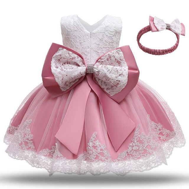 M Baby Girl Year Birthday Dress Newborn Christening Gown - Amazhona 