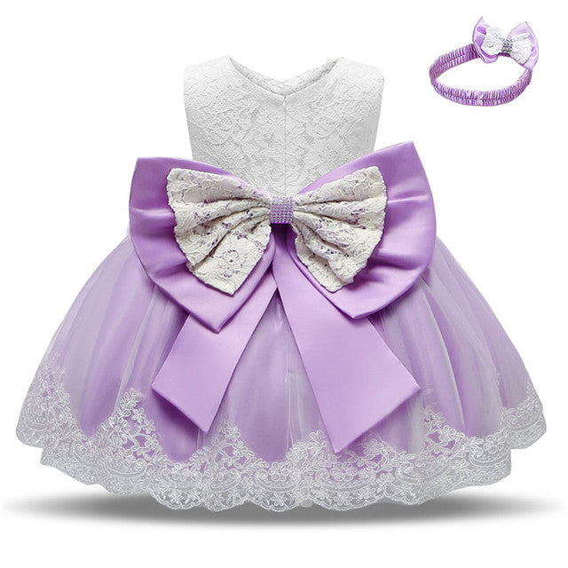 M Baby Girl Year Birthday Dress Newborn Christening Gown - Amazhona 