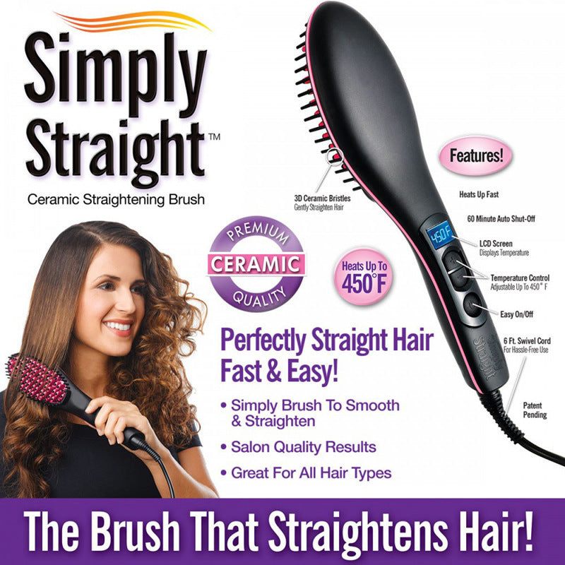 Magic Hair Straightening Brush - Amazhona 