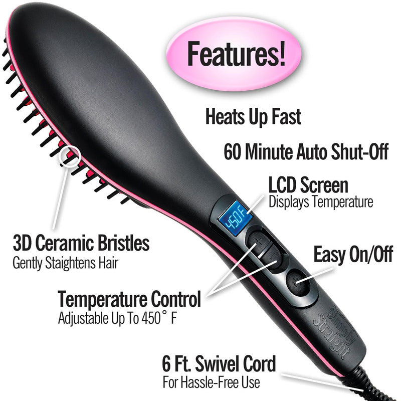 Magic Hair Straightening Brush - Amazhona 