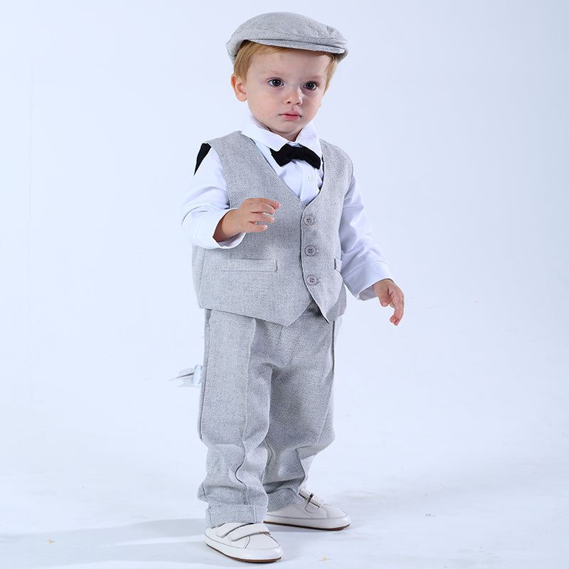 Male Baby British Style Gentleman Suit - Amazhona 