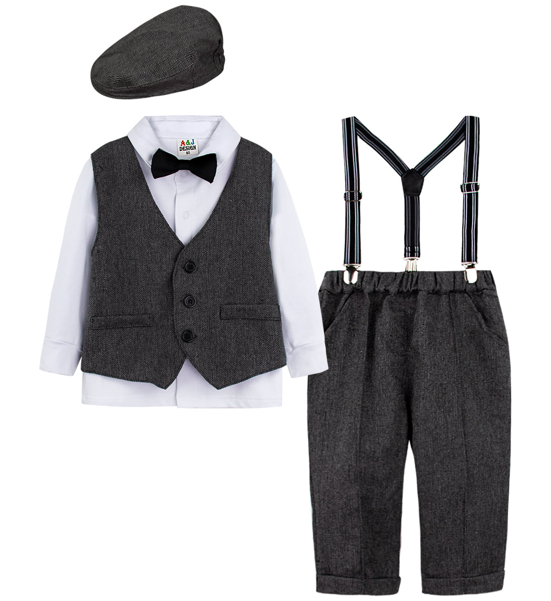 Male Baby British Style Gentleman Suit - Amazhona 