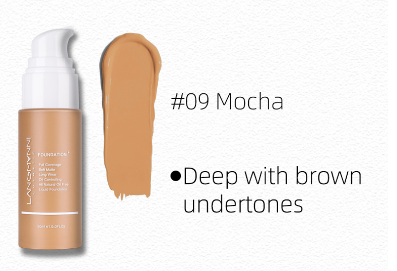 Matte oil control Concealer liquid foundation - Amazhona 