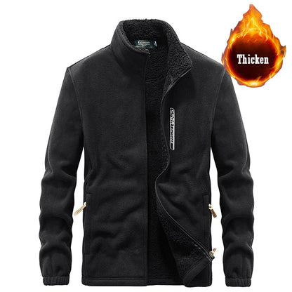 Men Fleece Spring Jacket 2021 New Windproof Casual Warm Vest Coat Men Large Size Clothing S-5XL Fashion Winter Vest Men's Jacket - Amazhona 