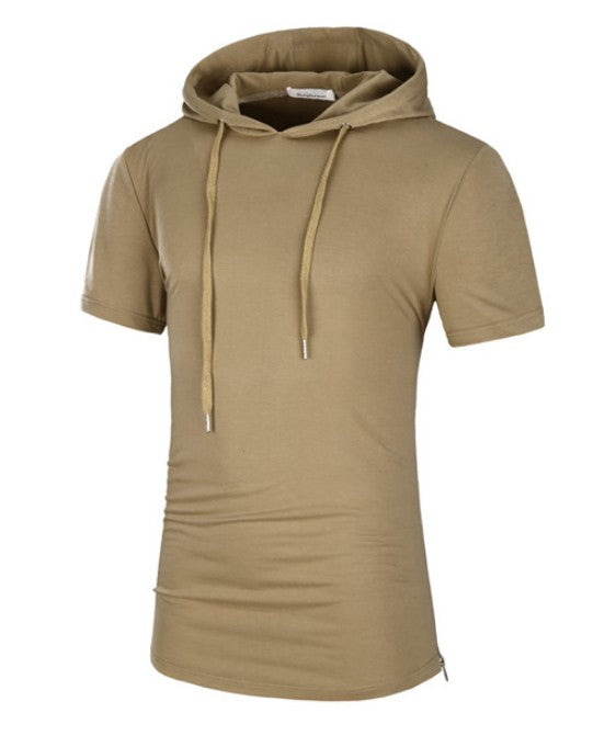 Men Stylish Hooded T-Shirt - Amazhona 