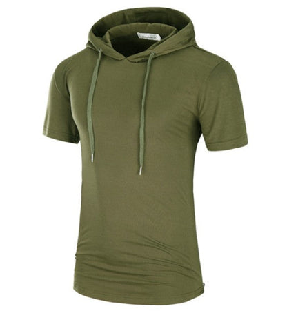 Men Stylish Hooded T-Shirt - Amazhona 