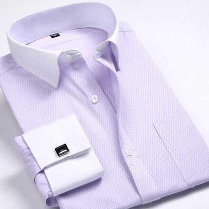 Men's cufflink shirt business - Amazhona 