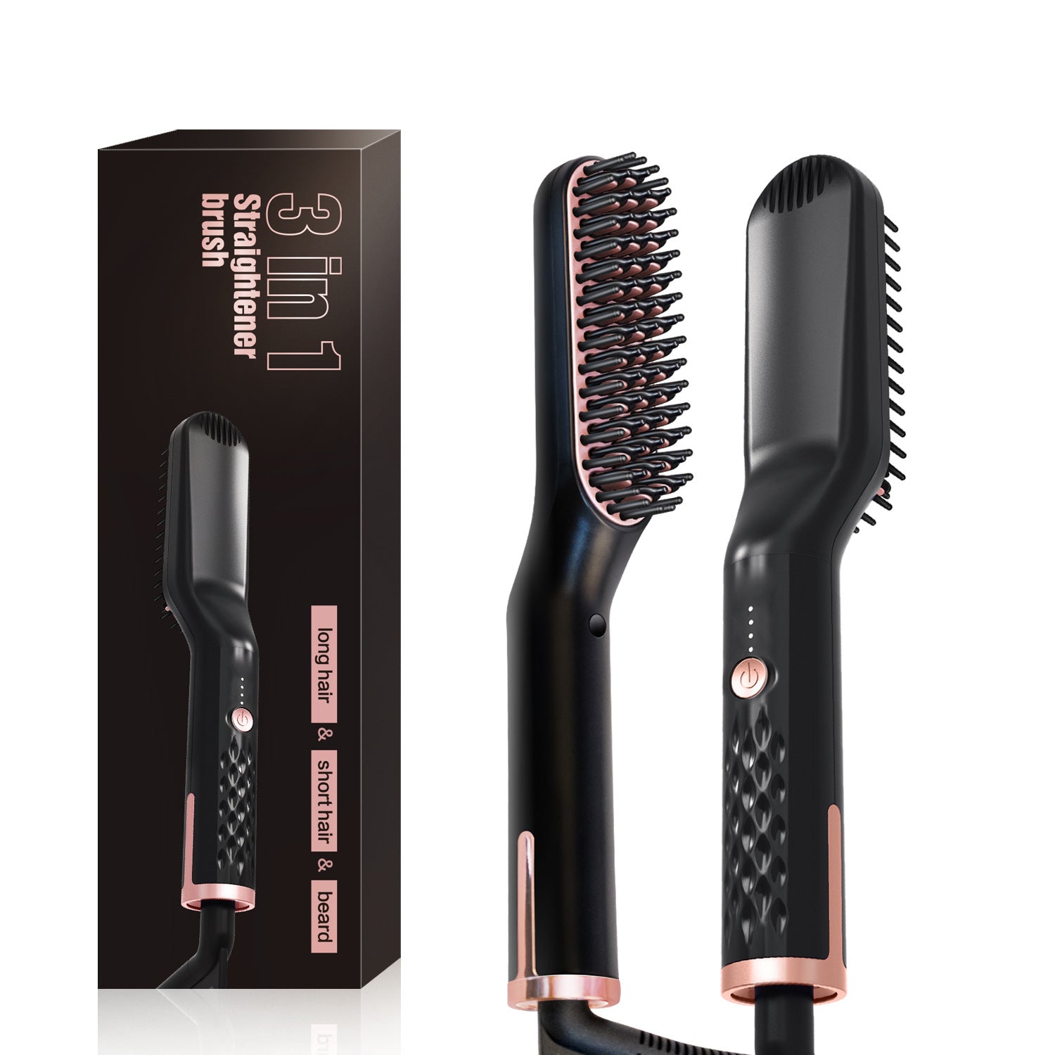 Men's multi-function straight hair comb - Amazhona 