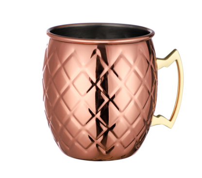 Moscow Mule Cup Copper-plated Hammer Point - Amazhona 