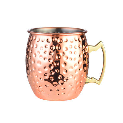 Moscow Mule Cup Copper-plated Hammer Point - Amazhona 